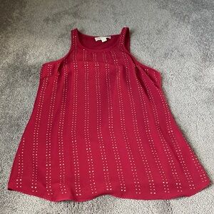 Michael Kors Red Top SIZE M